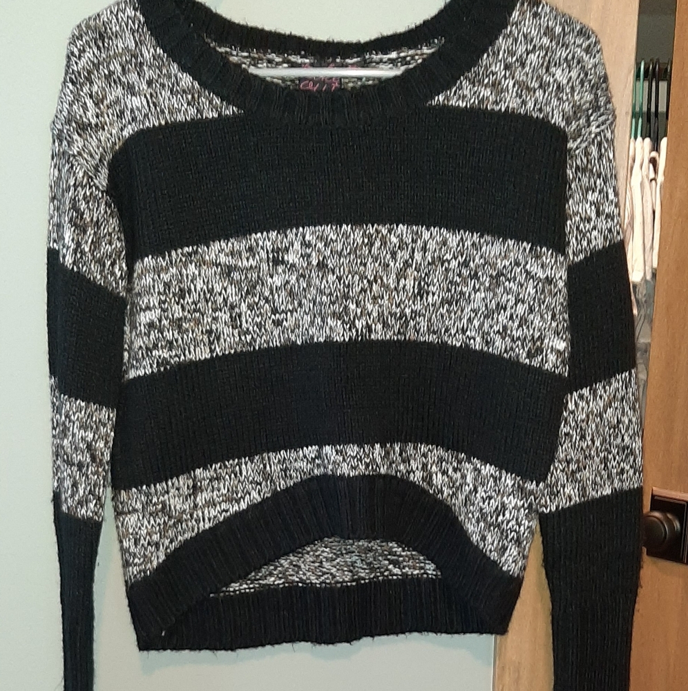 Long sleeve cropped sweater
